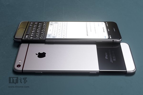iPhone 7概念设计:配滑出式全键盘 iPhone 7概念设计:配滑出式全键盘